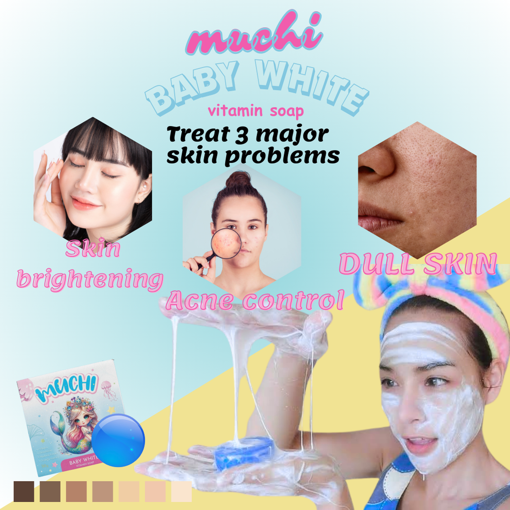 Muchi baby white vitamin soap 50g