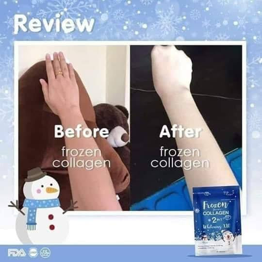 ❄️ Frozen Collagen 2 in 1 Whitening X10 – Daily Glow Formula (60 Capsules)authentic 100 💯