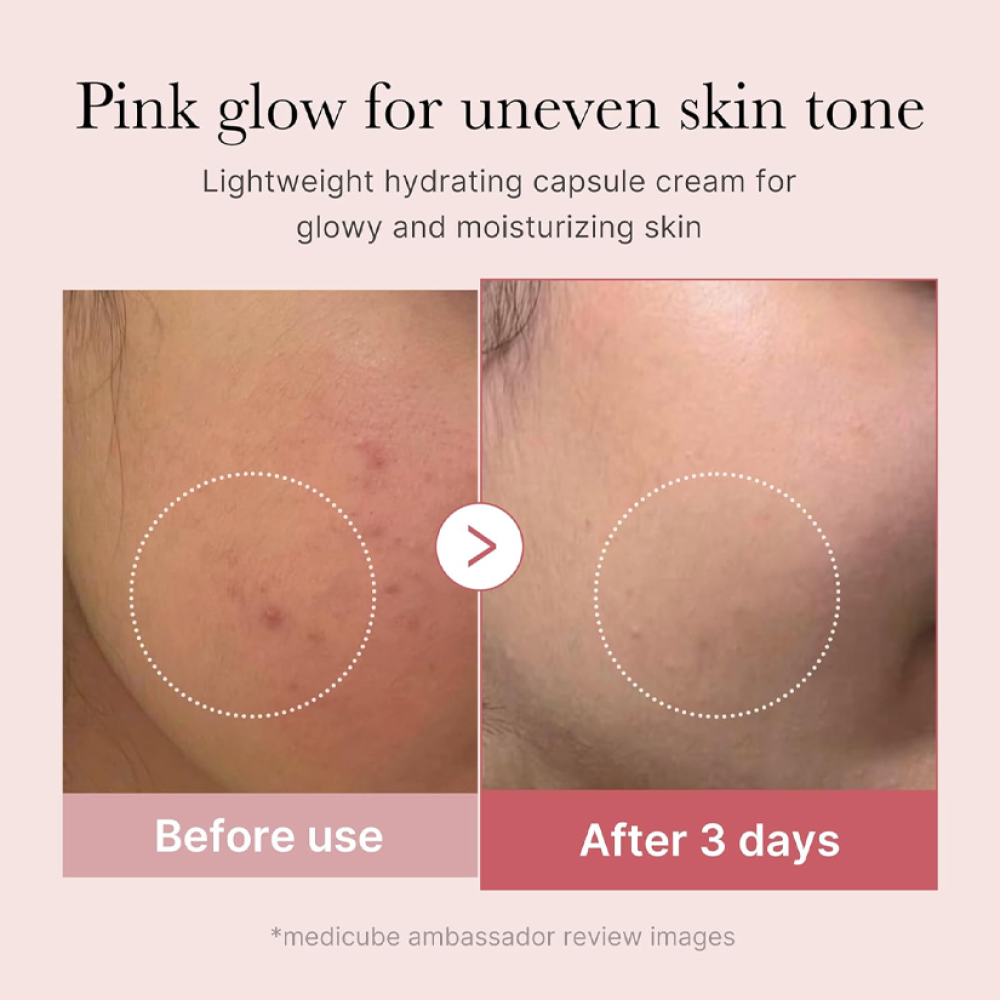 Medicube Collagen & Salmon Pink Capsule Cream – 55g