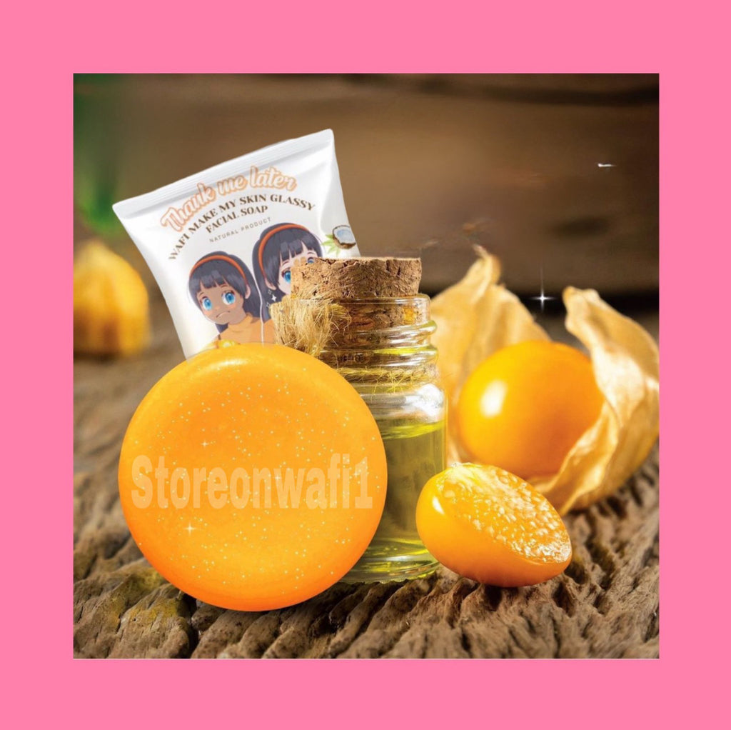 Wafi make my skin glassy facial soap
