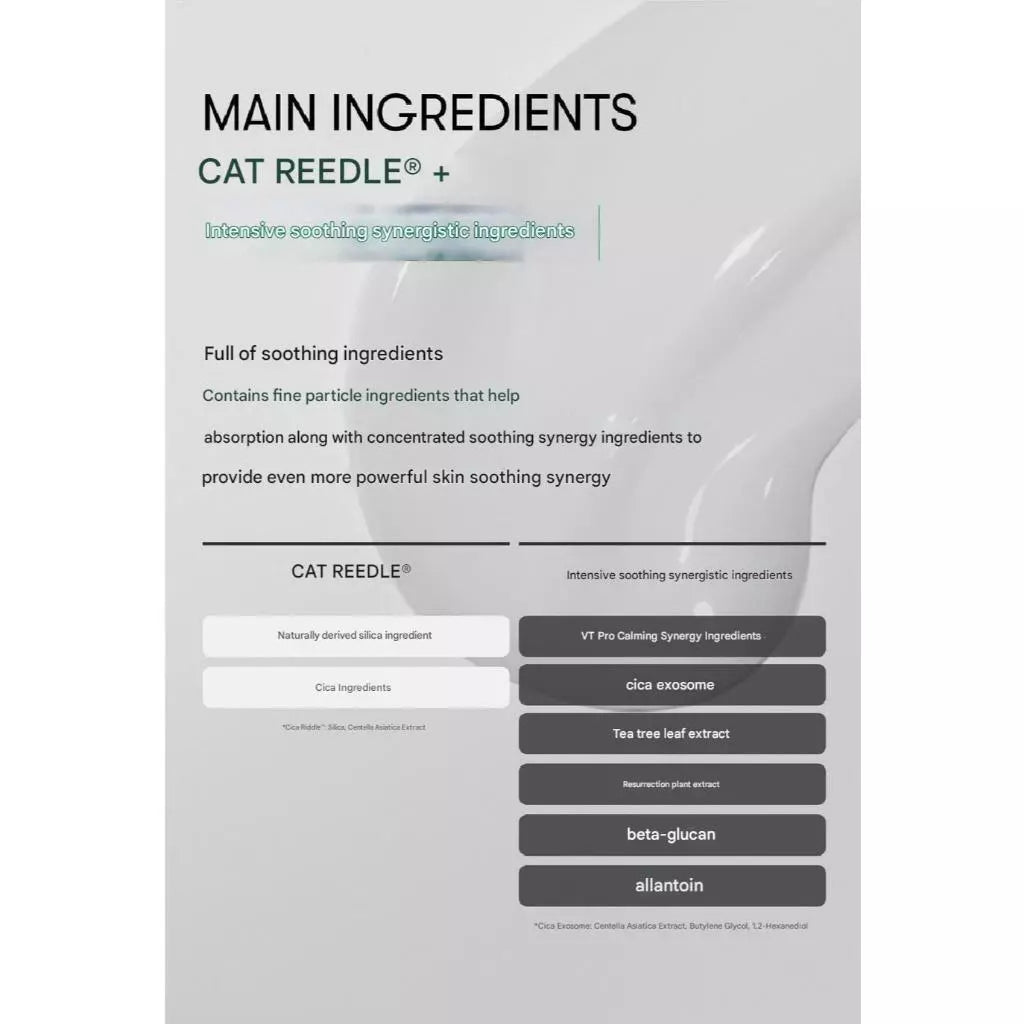 VT Pro Cica Reedle Shot S50 Facial Boosting Ampoule Trial Pack – 2mlx6