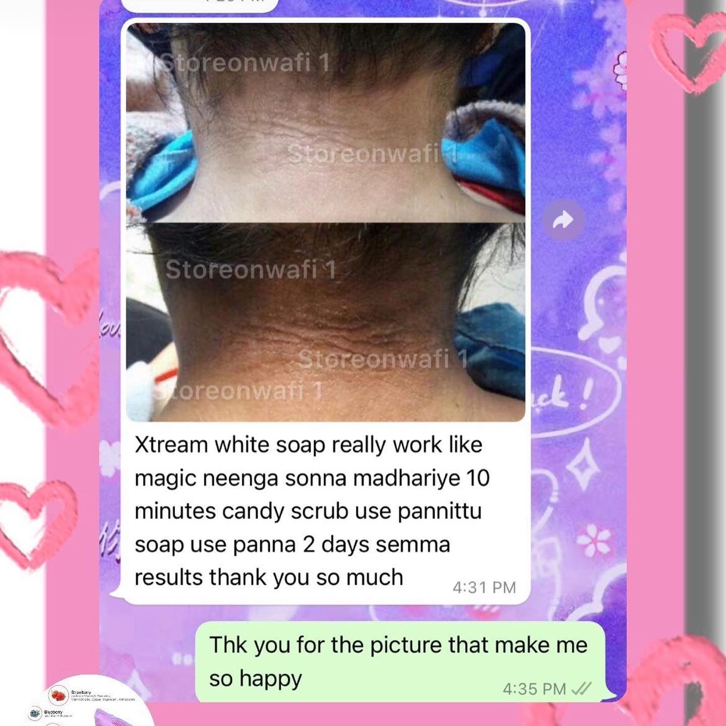 Wafi xtream white soap with vitamins and berry extracts (ships 12-15 days)