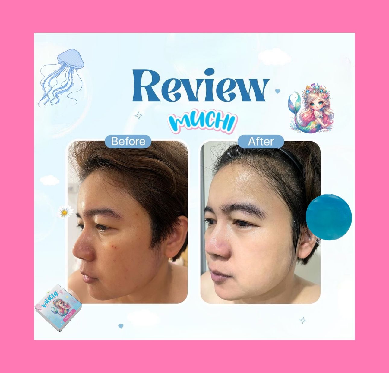 Muchi baby white vitamin soap 50g