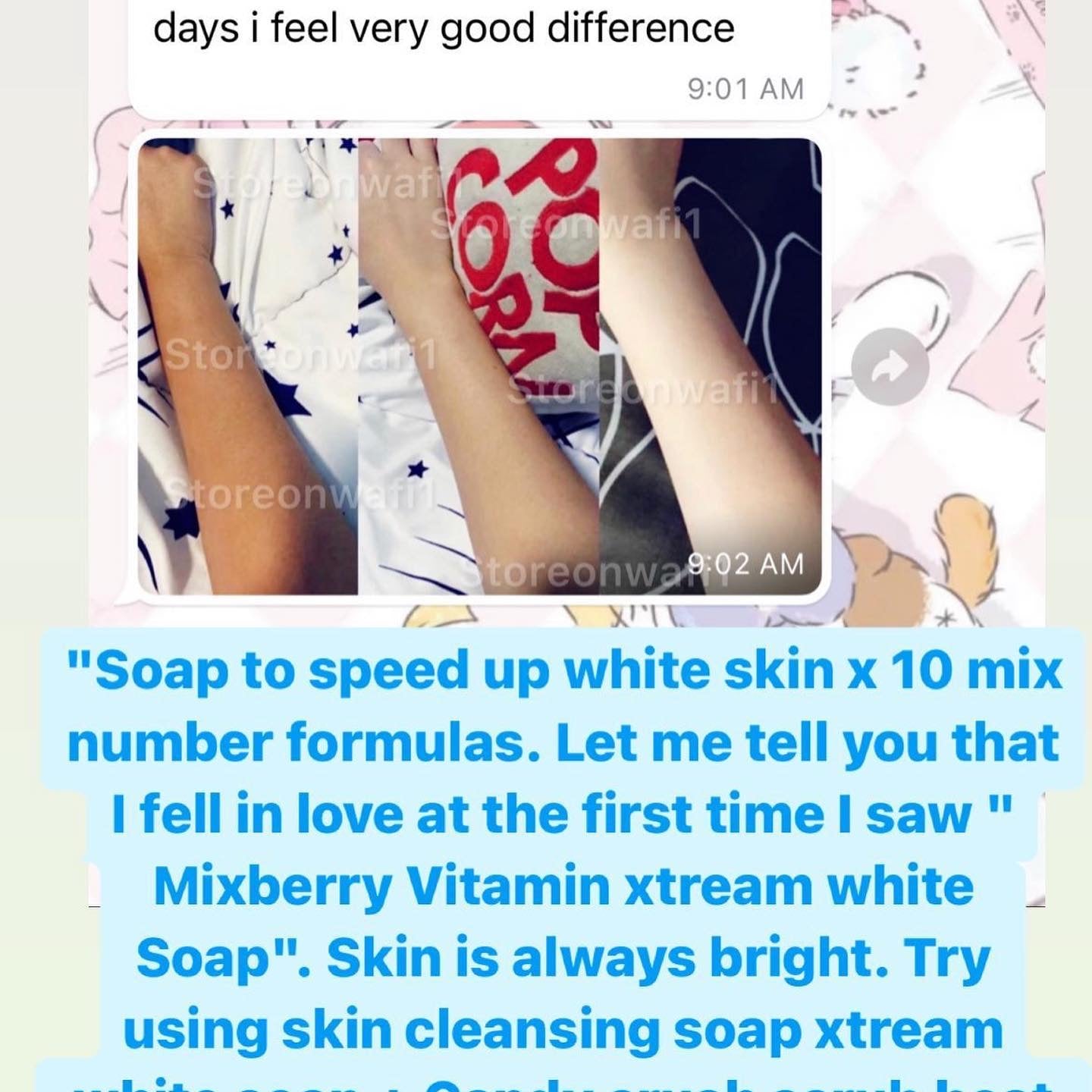 Wafi xtream white soap with vitamins and berry extracts (ships 12-15 days)