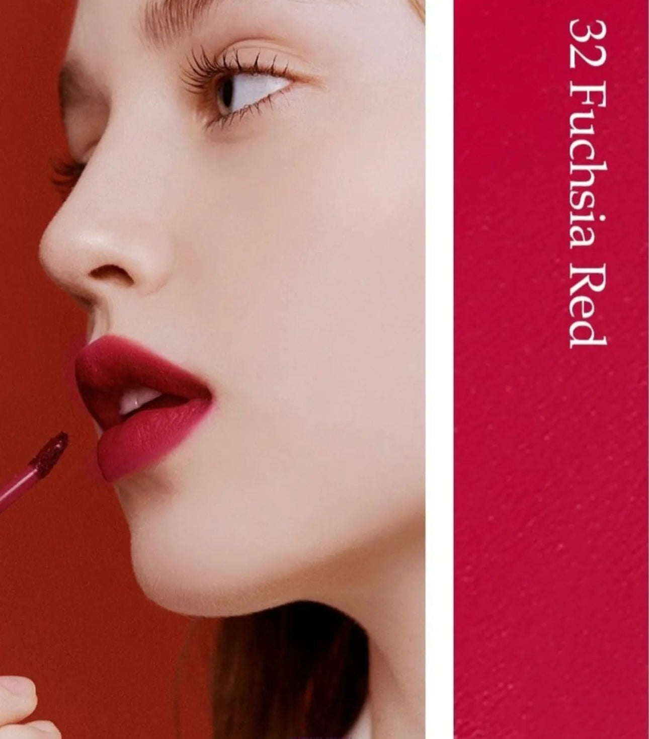 Peripera Ink the Velvet Lip Tint, High Pigment Color, Longwear, Weightless, Not Animal Tested, Gluten-Free, Paraben-Free (032
FUCHSIA RED)