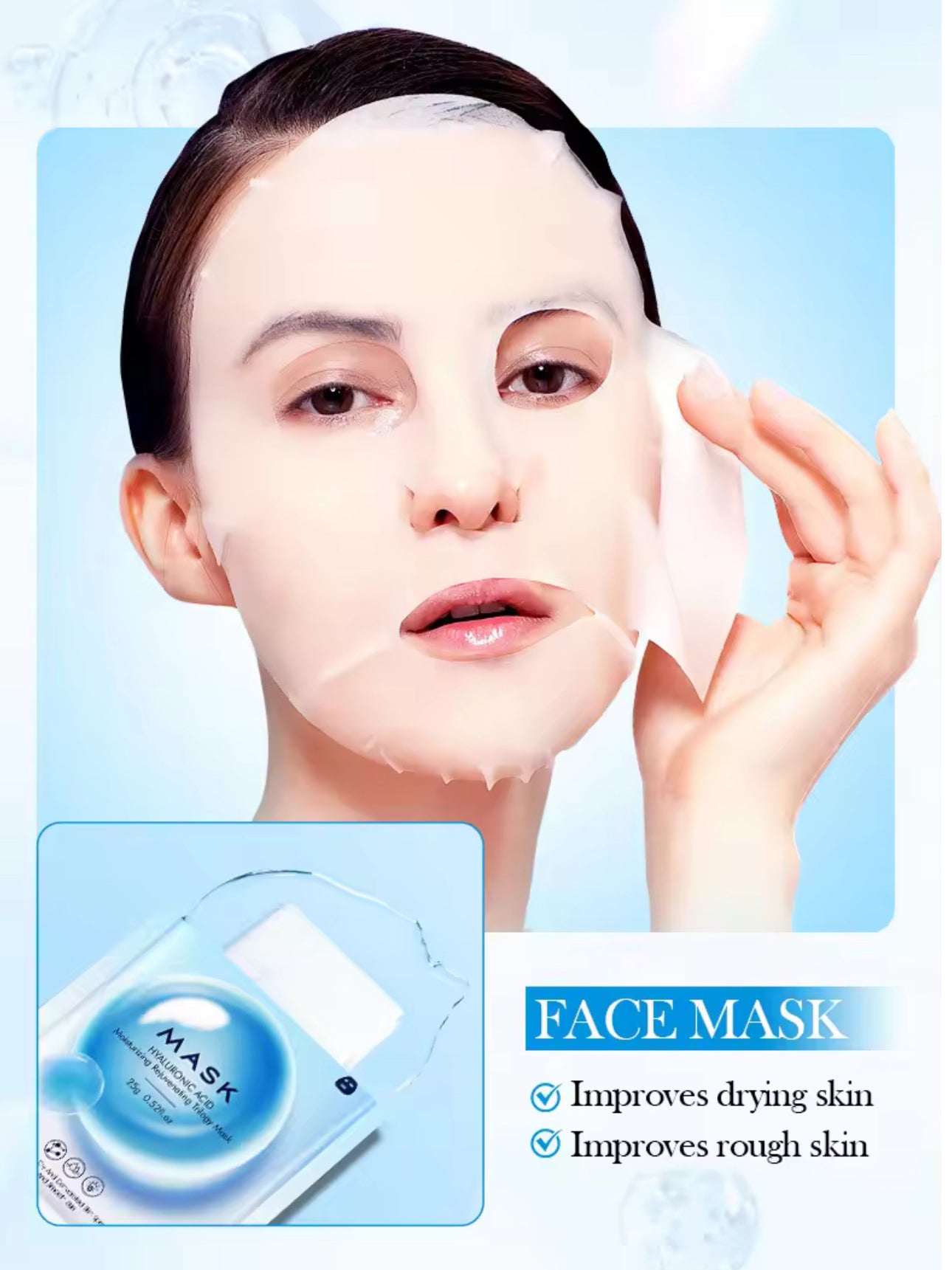 SADOER 3-Step Hyaluronic Acid Trilogy Mask

Hydrate. Rejuvenate. Glow. All in One Pack!
