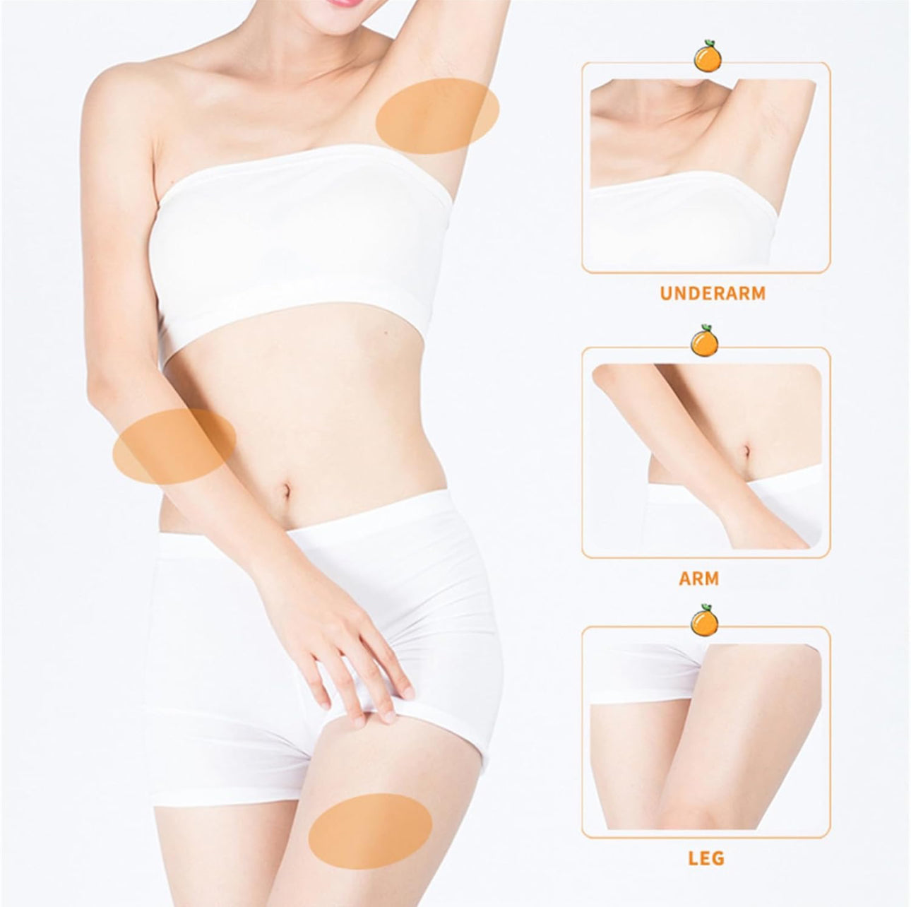 Sadoer Vitamin C Cream 3 in 1, Moisturizing Skincare Underarm Cream, Hyaluronic Acid Body Corrector Cream, Skin Tone Even Cream for Armpit, Neck, Knees, Elbows, Inner Thigh, Private Parts