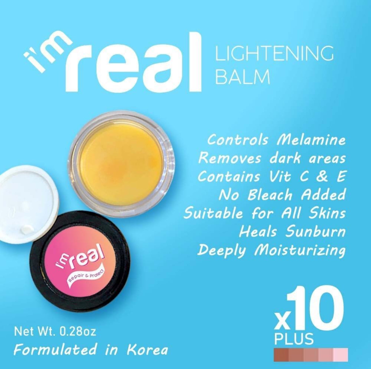 I’m Real lightening balm 10xplus