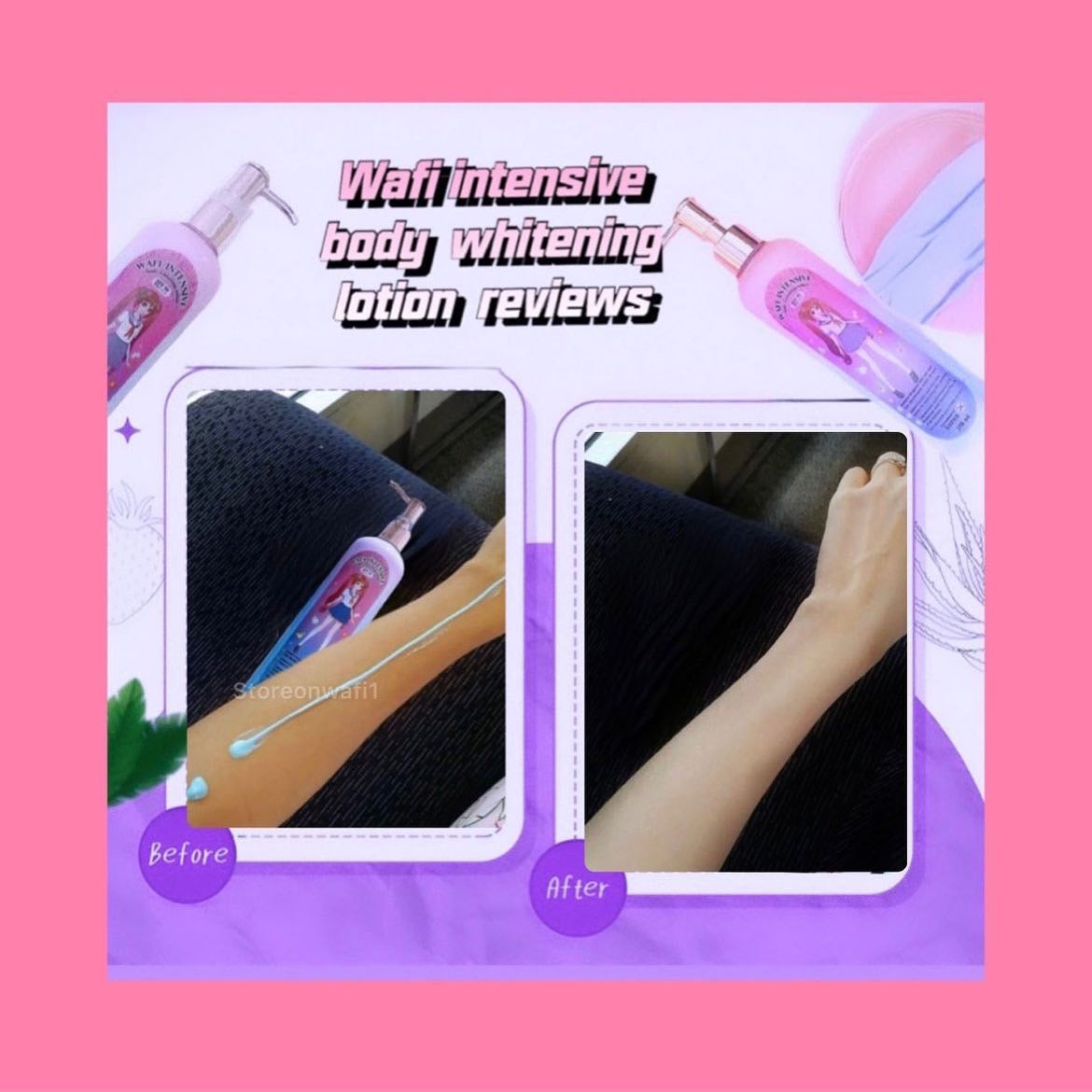 Wafi ĪN̄T̄ĒN̄S̄ĪV̄Ē B̄ŌD̄Ȳ W̄H̄ĪT̄ĒN̄ĪN̄Ḡ L̄ŌT̄ĪŌN̄ WITH SPF50p+++250ml