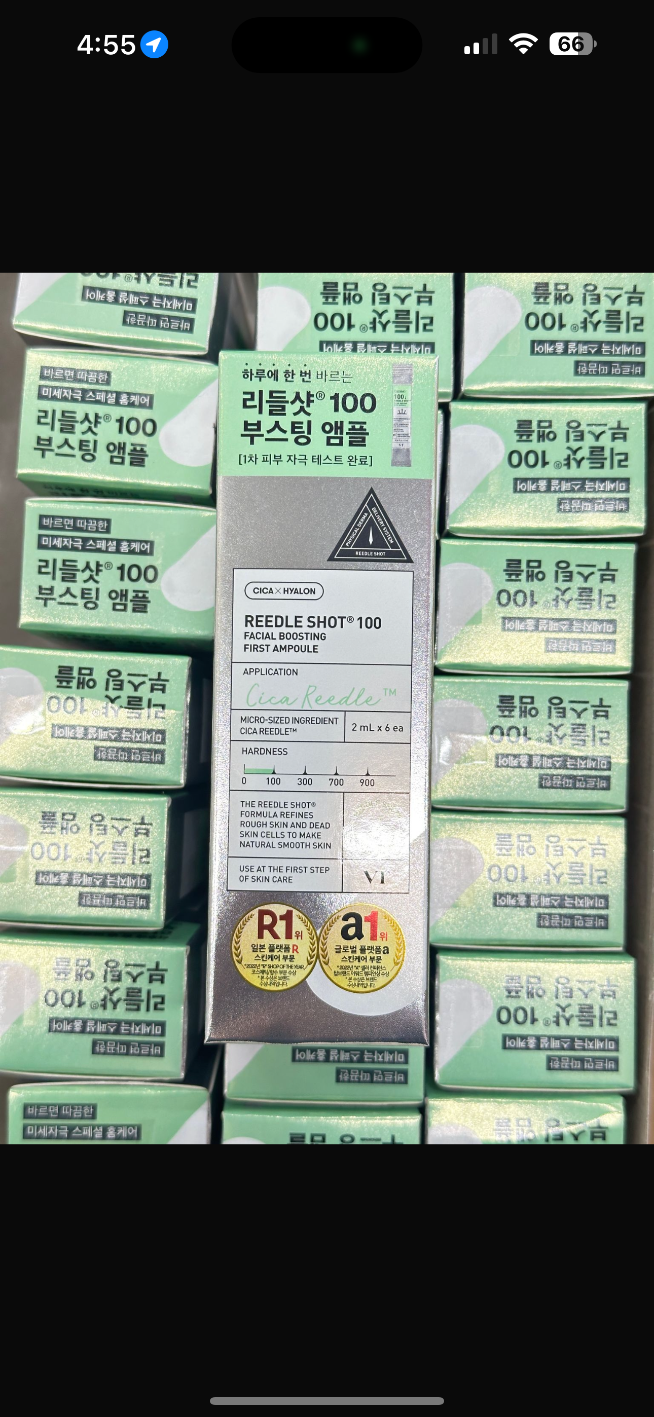 🌿 VT Reedle Shot 100, Cica x Hyalon Facial Boosting First Ampoule 2ml x 6