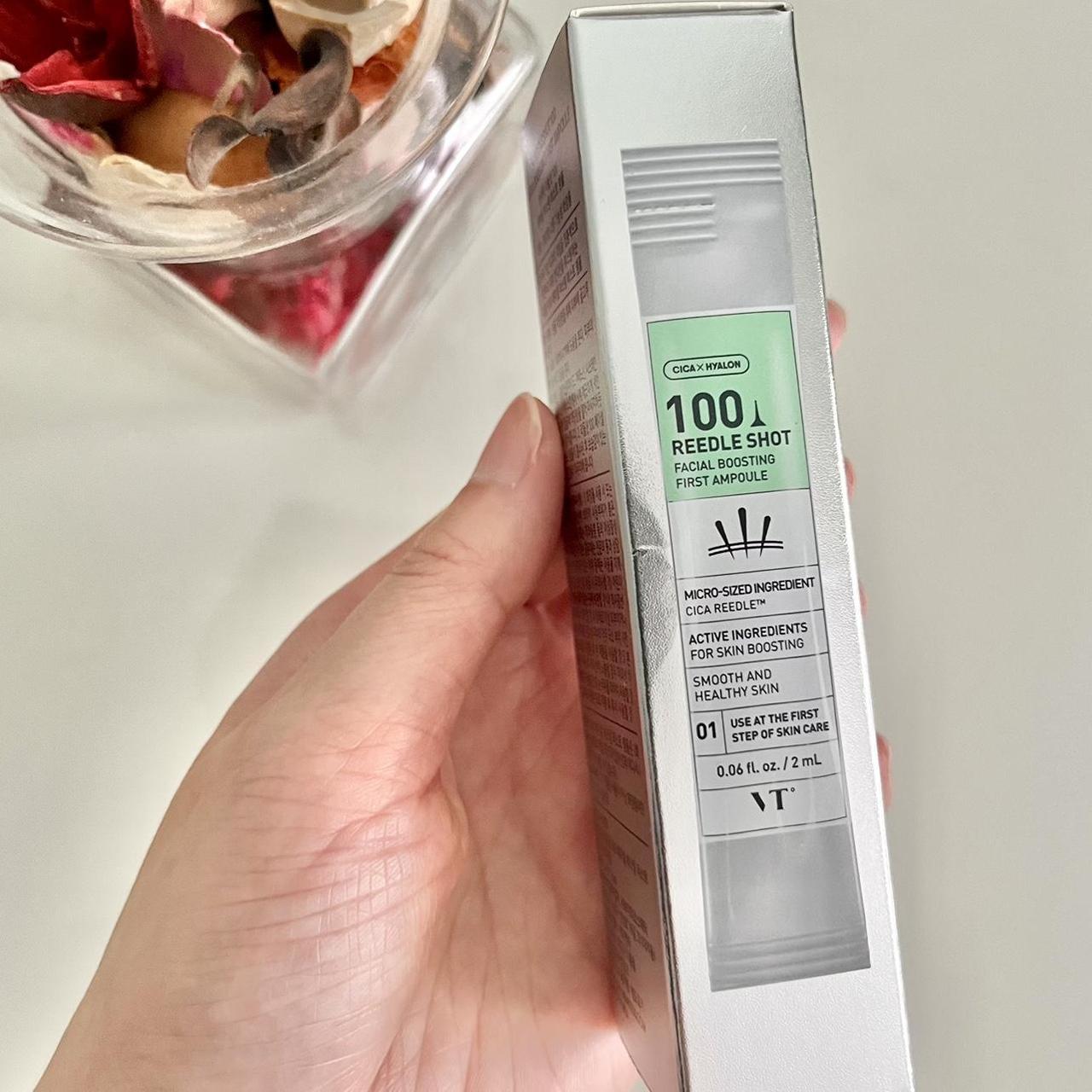 🌿 VT Reedle Shot 100, Cica x Hyalon Facial Boosting First Ampoule 2ml x 6