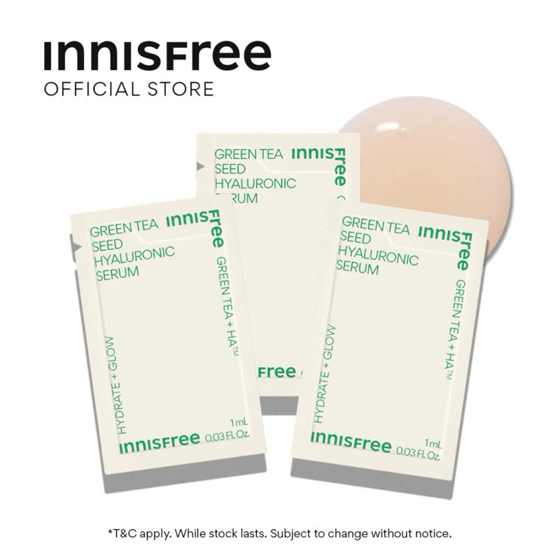 Hyaluronic Acid Green Tea Seed Serum For Glowing & Hydrated Skin 1ml trail pack