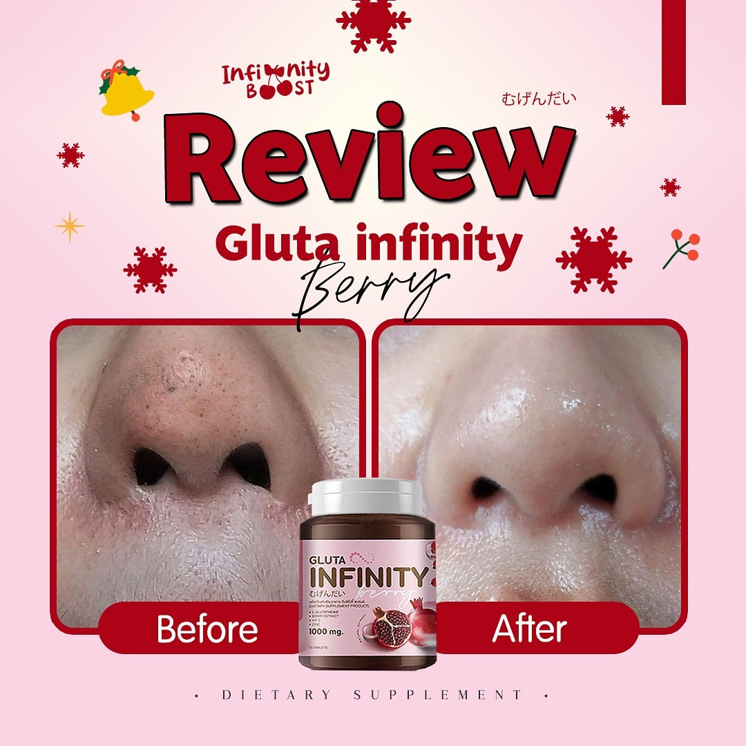 Gluta Infinity 1000mg Natural Whole Body Skin Whitening Supplement 30 Tablets